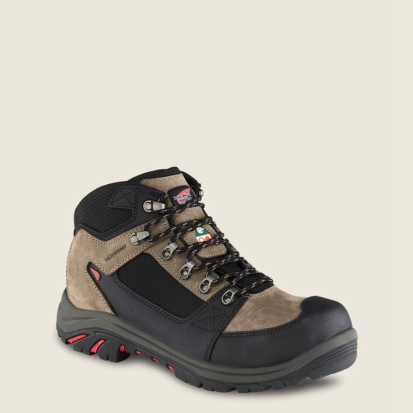 Vandrestøvler Herre - Red Wing Trades - 5-Inch Waterproof Csa Safety Toe - Brune/Sort - OKDYXG-509